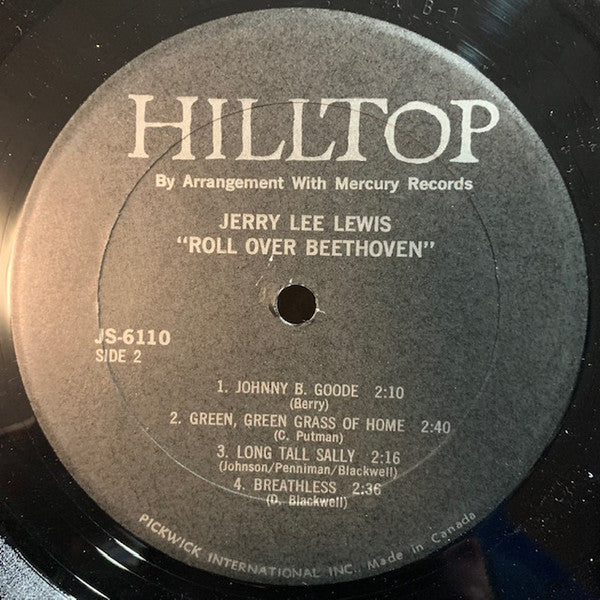 Jerry Lee Lewis – Roll Over Beethoven !!! (Used vinyl)