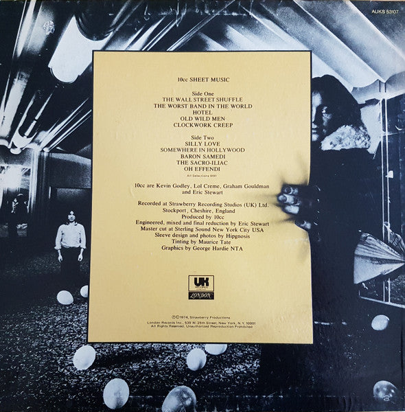 10cc – Sheet Music (Used vinyl)
