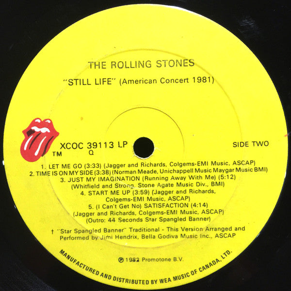 Rolling Stones – Still Life (American Concert 1981) (Used vinyl)