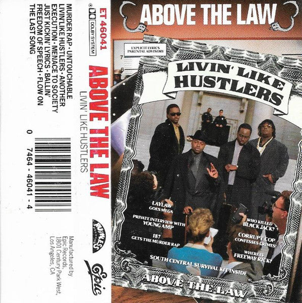Above The Law – Livin' Like Hustlers (Used cassette)