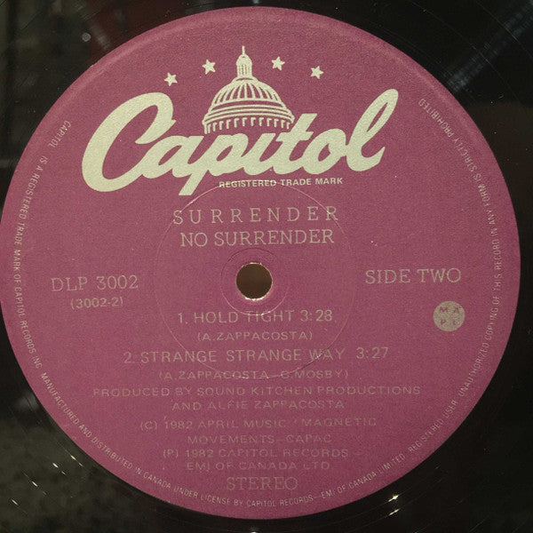 Surrender – No Surrender (Used vinyl)