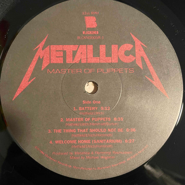 Metallica – Master Of Puppets (Used vinyl)