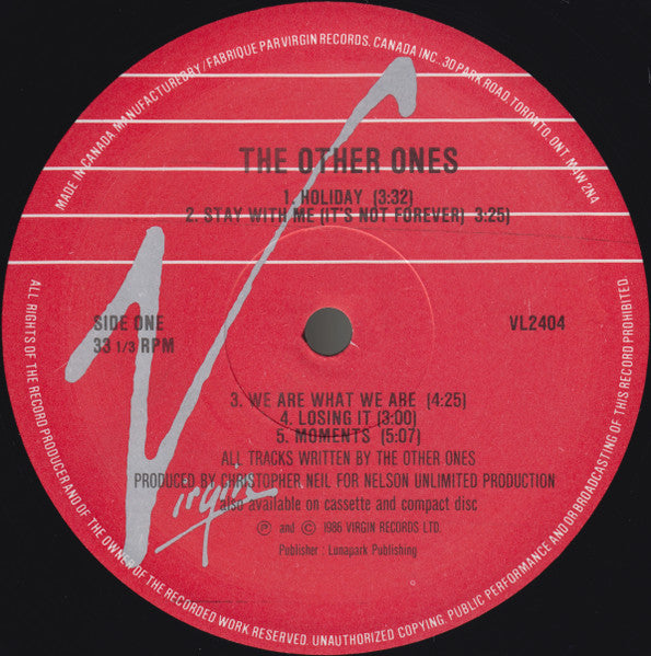 The Other Ones – The Other Ones (Used vinyl)