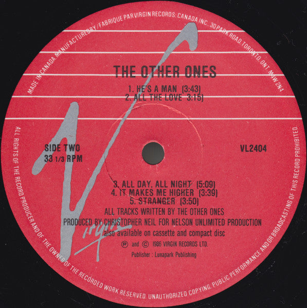 The Other Ones – The Other Ones (Used vinyl)