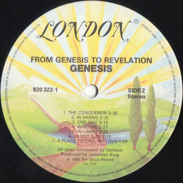 Genesis – From Genesis To Revelation (Used vinyl)
