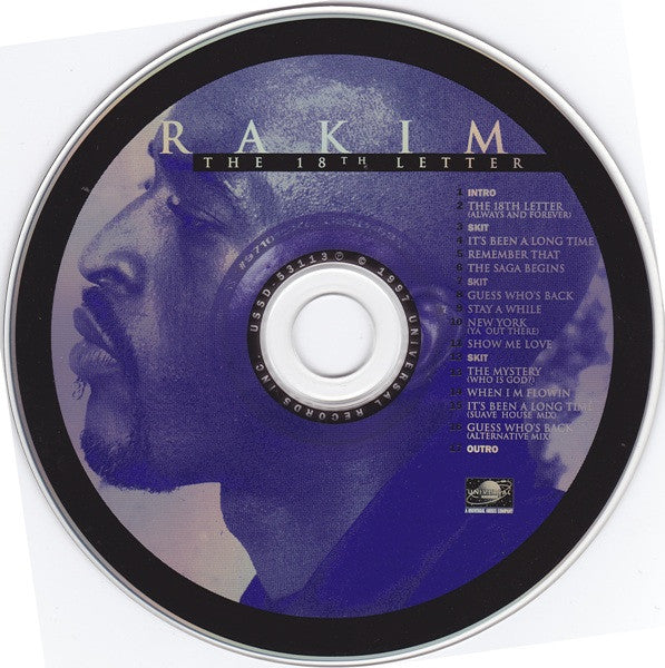 Rakim – The 18th Letter - Used CD