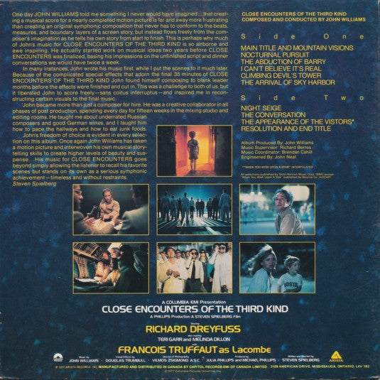 John Williams – Close Encounters Of The Third Kind (Original Motion Picture Soundtrack) (Used vinyl)