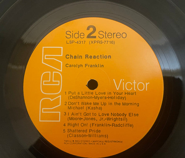 Carolyn Franklin – Chain Reaction (Used vinyl)