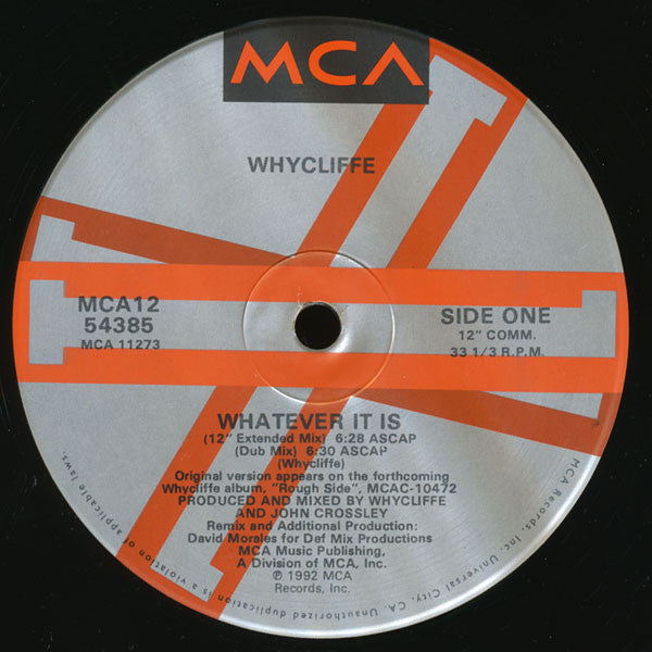 Whycliffe – Whatever It Is...(Used vinyl)