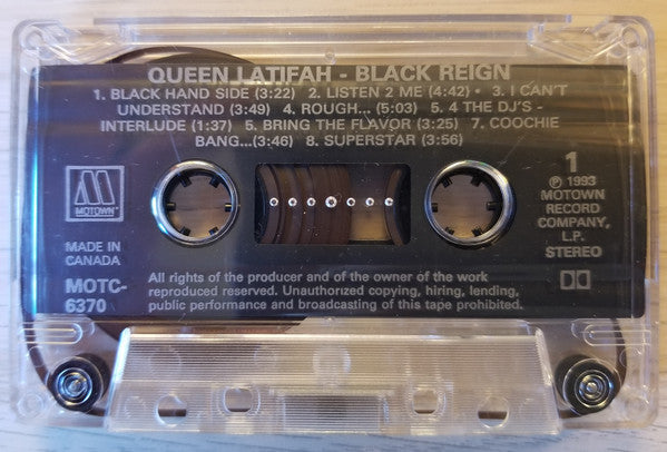 Queen Latifah – Black Reign (Used cassette)