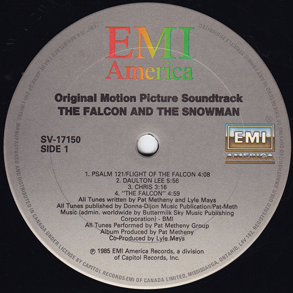 Pat Metheny Group – The Falcon And The Snowman (Original Motion Picture Soundtrack) (Used vinyl)
