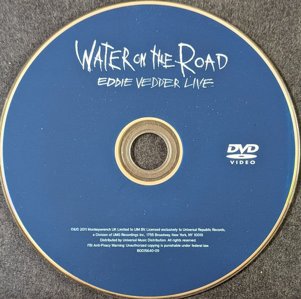 Eddie Vedder – Water On The Road (Used DVD)