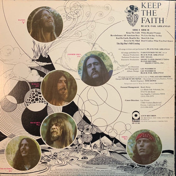 Black Oak Arkansas – Keep The Faith (Used vinyl)