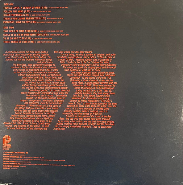 Bee Gees – Take Hold Of That Star (Used vinyl)
