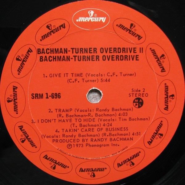 Bachman-Turner Overdrive – Bachman-Turner Overdrive II - Used vinyl