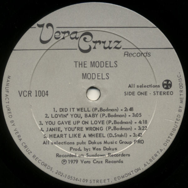 The Models (7) – Models - Used vinyl