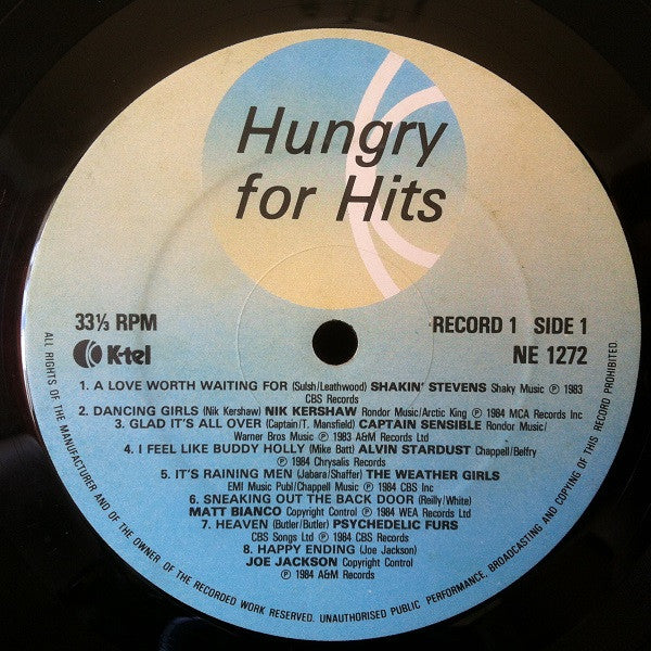 Various – Hungry For Hits (Used Vinyl)