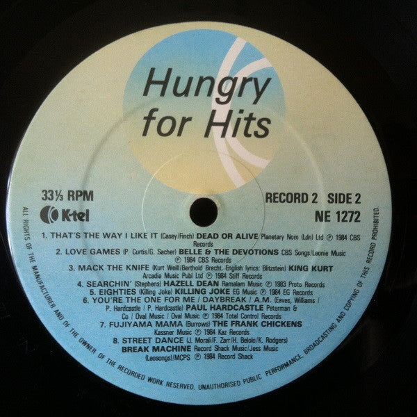 Various – Hungry For Hits (Used Vinyl)