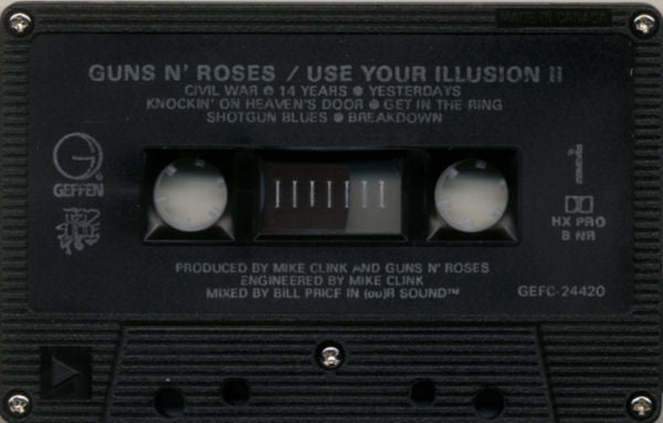 Guns N' Roses – Use Your Illusion II (Used cassette)