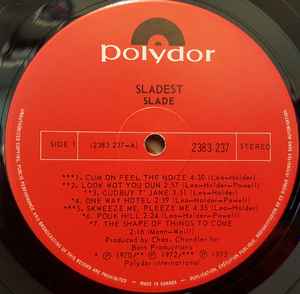 Slade – Sladest (Used vinyl)