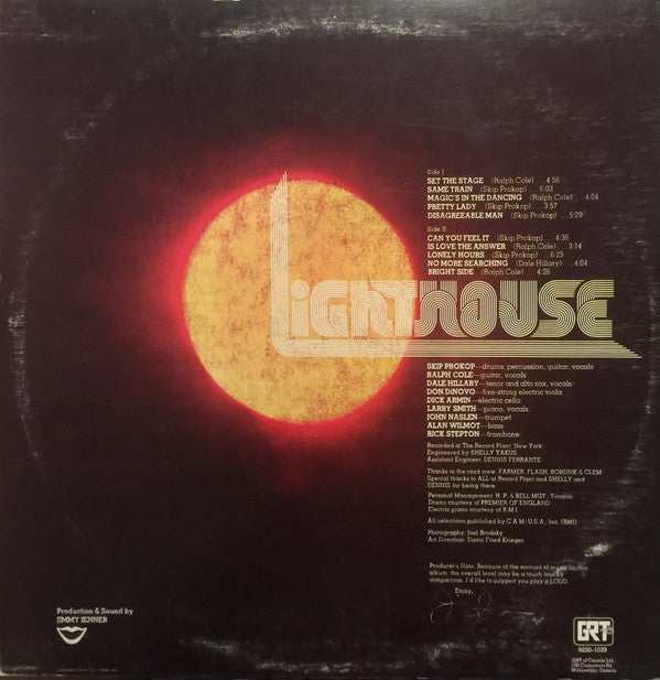 Lighthouse – Can You Feel It (Used vinyl)