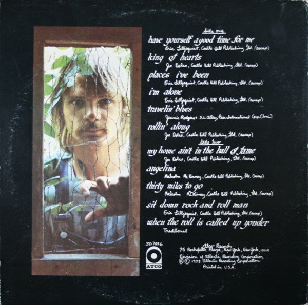 Jonathan Edwards – Have A Good Time For Me (Used vinyl) (DJ Promotional copy)