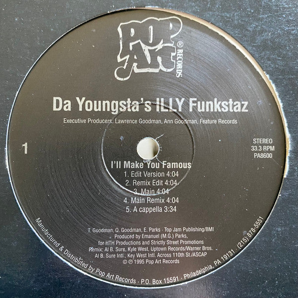 Da Youngsta's ILLY Funkstaz – I'll Make You Famous / Bloodshed And War (Used vinyl)