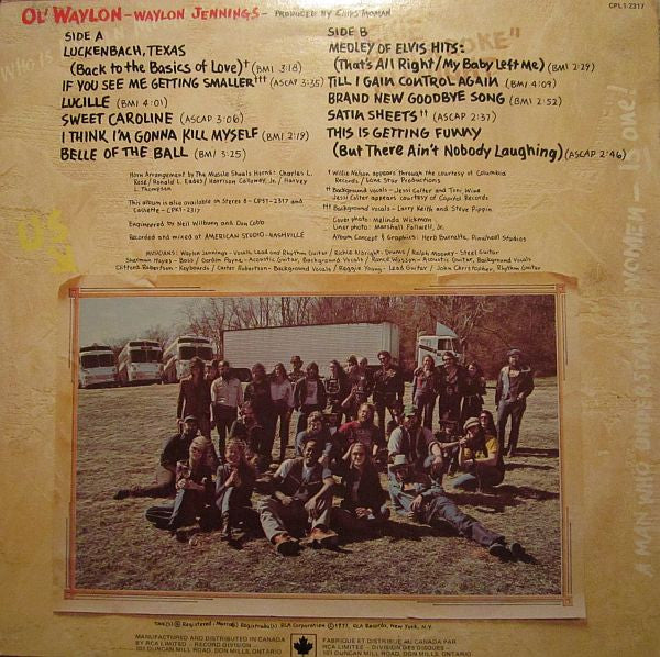 Waylon Jennings – Ol' Waylon (Used vinyl)