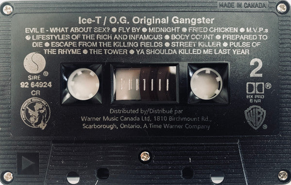 Ice-T – O.G. Original Gangster (Used cassette)