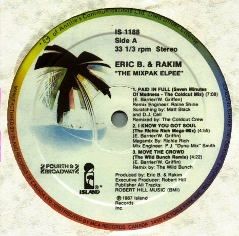 Eric B. & Rakim – The Mixpak Elpee (Used vinyl)