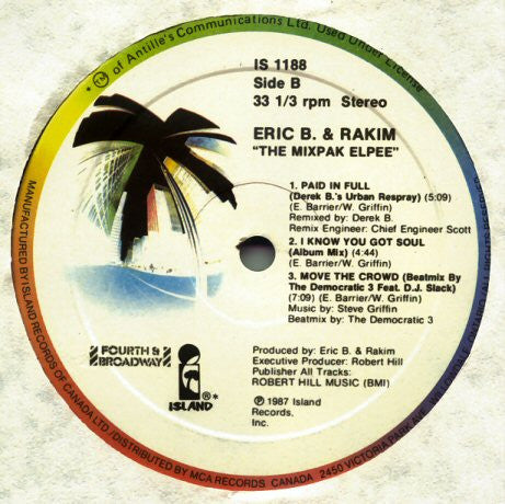 Eric B. & Rakim – The Mixpak Elpee (Used vinyl)