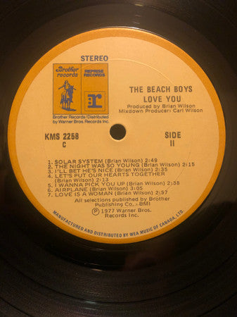 The Beach Boys – Love You (Used vinyl)