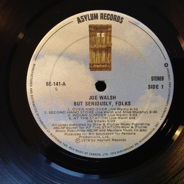 Joe Walsh – "But Seriously, Folks..." (Used vinyl)