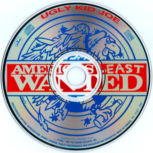 Ugly Kid Joe – America's Least Wanted - Used CD