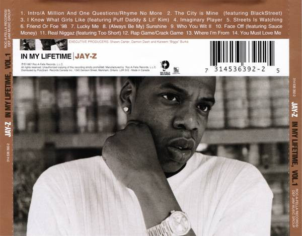 Jay-Z – In My Lifetime, Vol. 1 (Used CD)