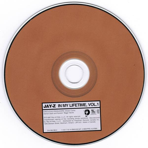 Jay-Z – In My Lifetime, Vol. 1 (Used CD)