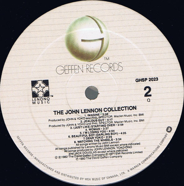 John Lennon – The John Lennon Collection (Used vinyl)