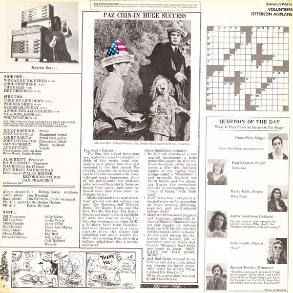 Jefferson Airplane – Volunteers - Used vinyl
