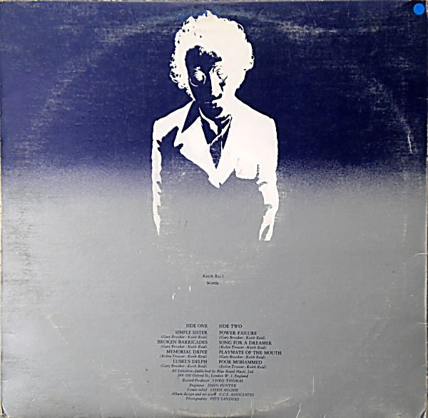 Procol Harum – Broken Barricades (used vinyl)