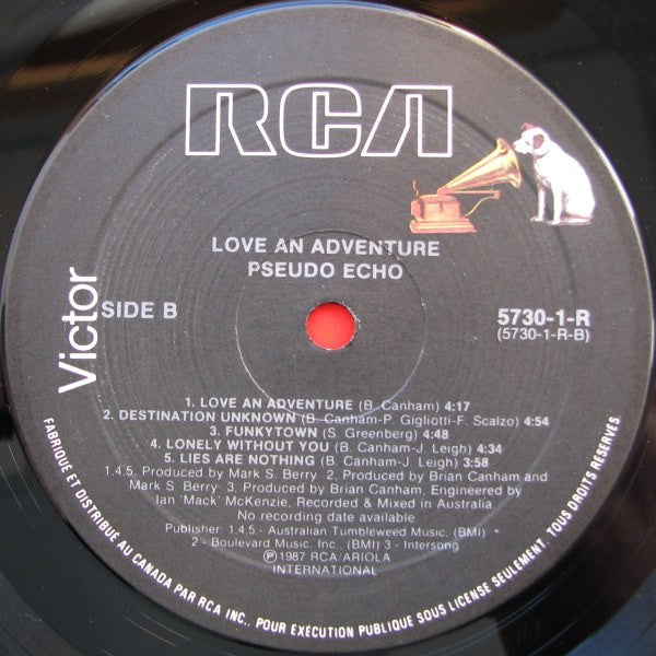Pseudo Echo – Love An Adventure (Used vinyl)