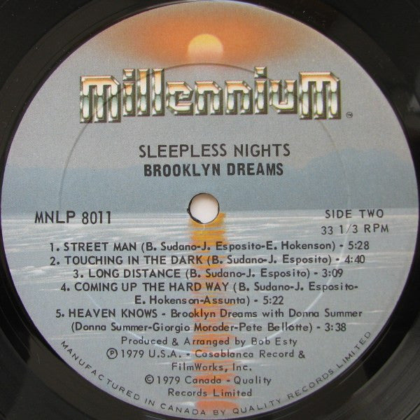 Brooklyn Dreams – Sleepless Nights (Used vinyl)
