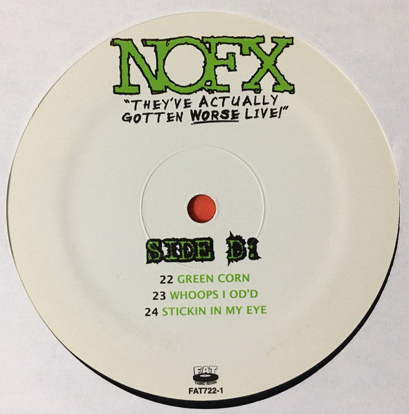NOFX – They've Actually Gotten Worse Live! (Used vinyl)