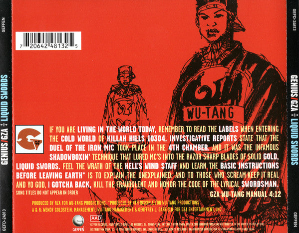 Genius/GZA – Liquid Swords (Used CD)