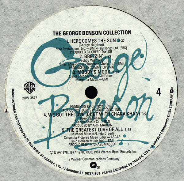 George Benson – The George Benson Collection (Used vinyl)