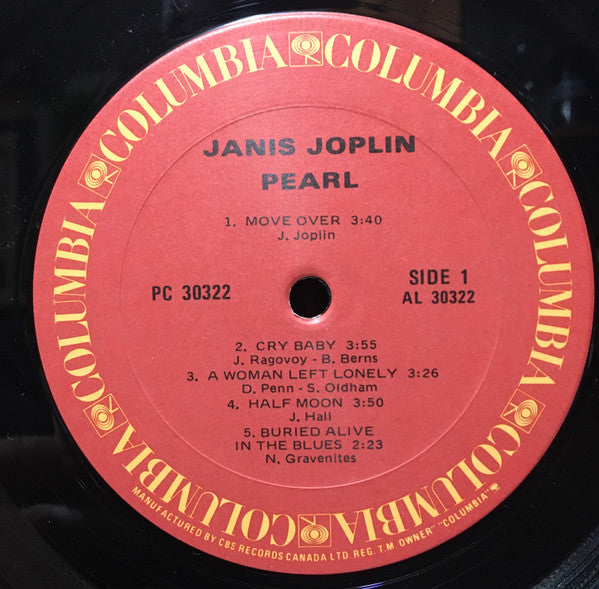 Janis Joplin – Pearl (Used vinyl)