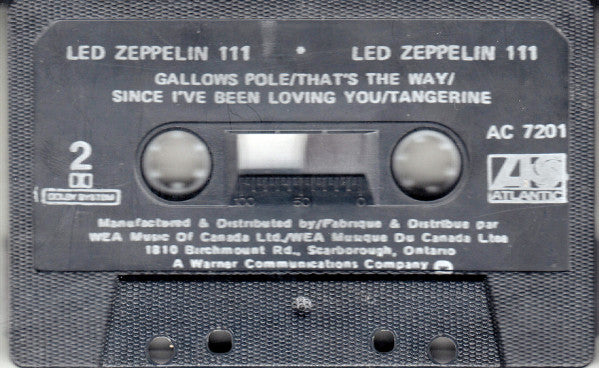 Led Zeppelin – Led Zeppelin III (Used cassette)