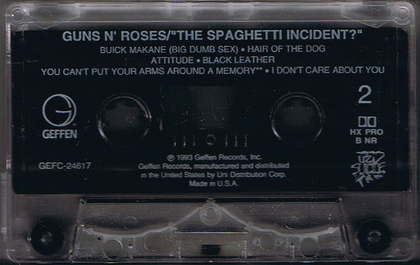 Guns N' Roses – "The Spaghetti Incident?" (Used cassette)