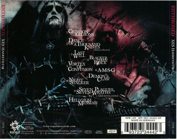 Enthroned – XES Haereticum (Used CD)