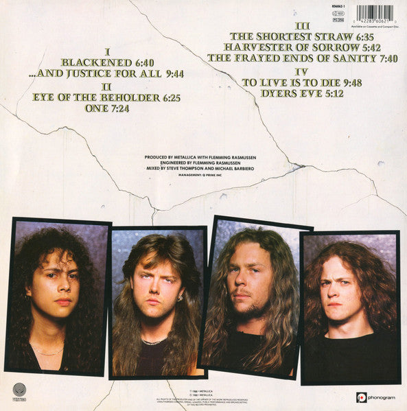 Metallica - ... And Justice For All (Remastered - New vinyl)