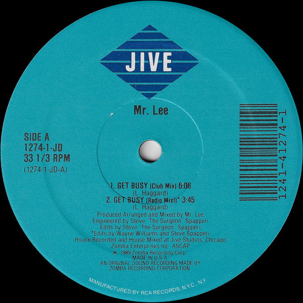 Mr. Lee – Get Busy (Used vinyl)